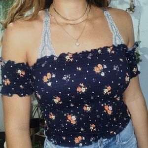 Floral Crop Top